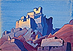 Чиктан, цитадель в Гималаях. Эскиз к картине «Замок в Ладакхе»